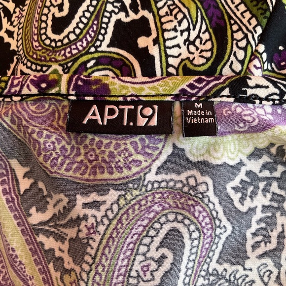 Apt.9 paisley ruffled wrap dress - EUC - Picture 6 of 6